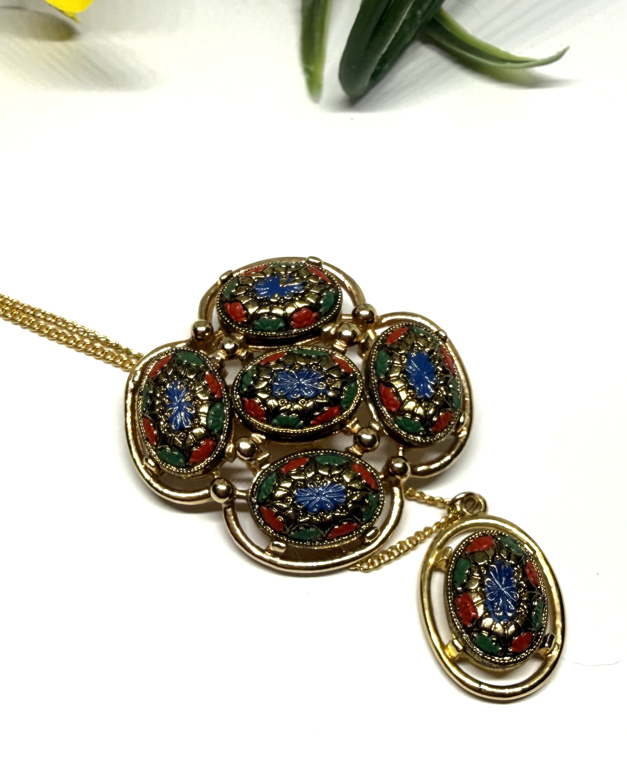 Sarah Coventry's "Light of the East" Brooch and Necklace Set