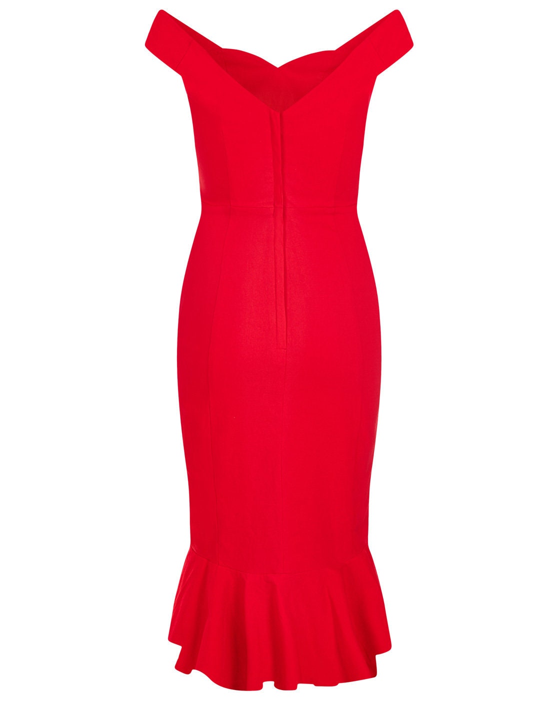 1950s Vintage Inspired Collectif Fishtail Dress - Size XXL - NEW with TAGS - Great for Cocktail Parties - Peppermint-Twist-Vintage.com