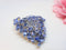 Dazzling Sea Blue Marquis Rhinestone Triangle Brooch - Vintage Glamour Piece