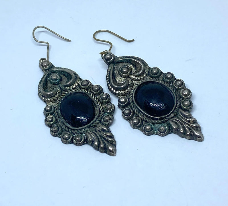 Black Dangle Earrings - New Romantic, Goth, Alternative