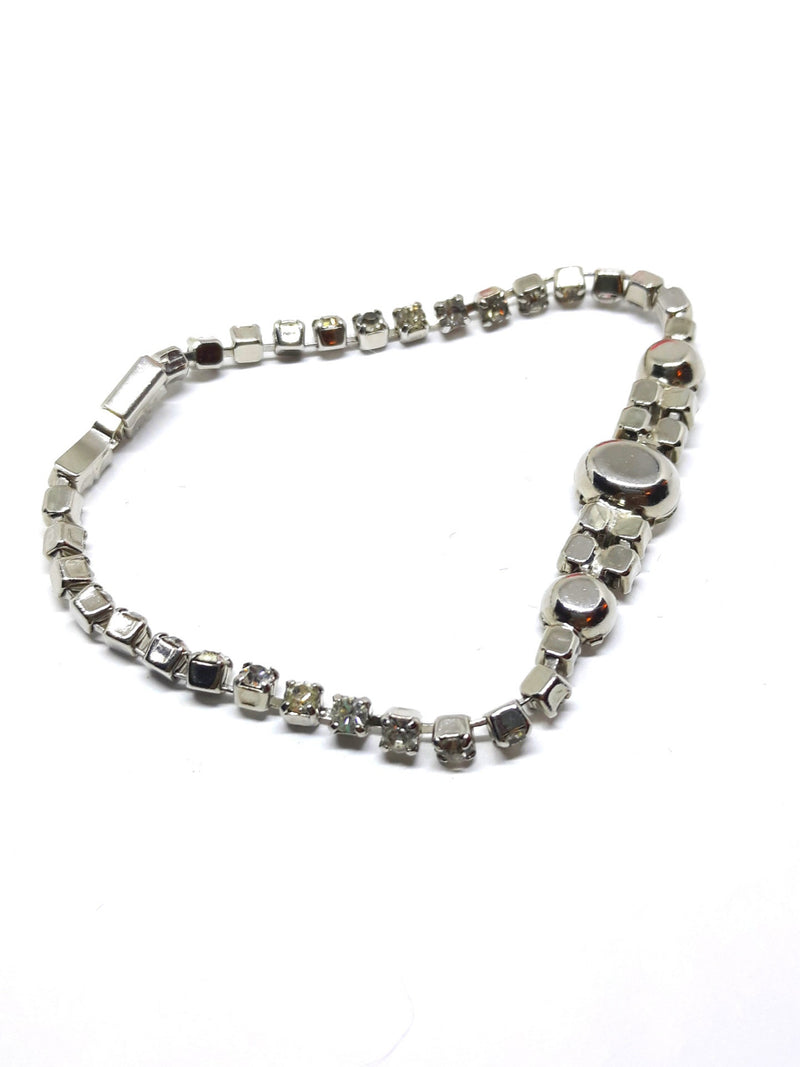 Gorgeous 1960s Rhinestone Accent Bracelet - the Ultimate in Hollywood Glamour