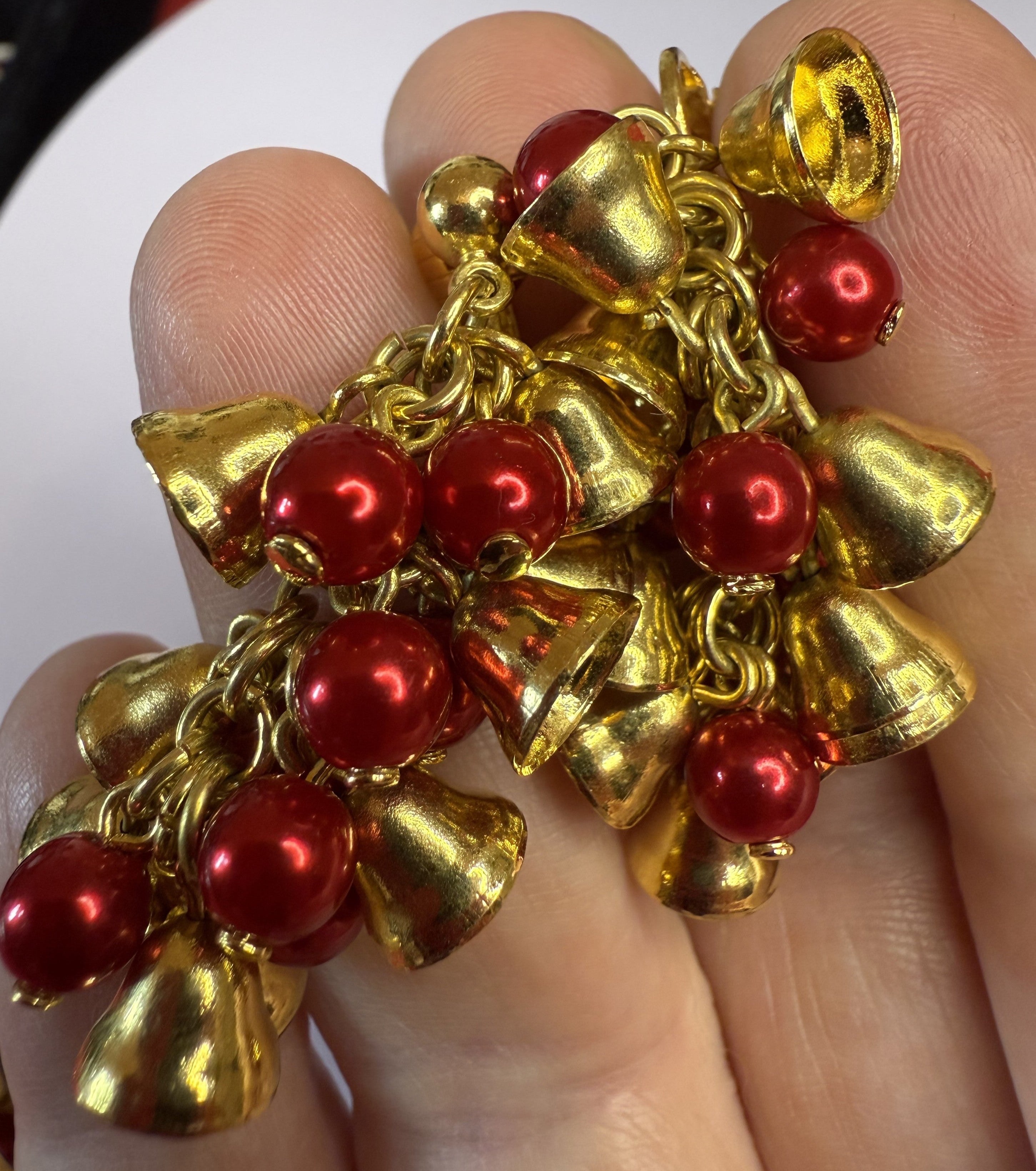 AVON Vintage Holiday Earrings, Clip-Ons and Dog Brooch