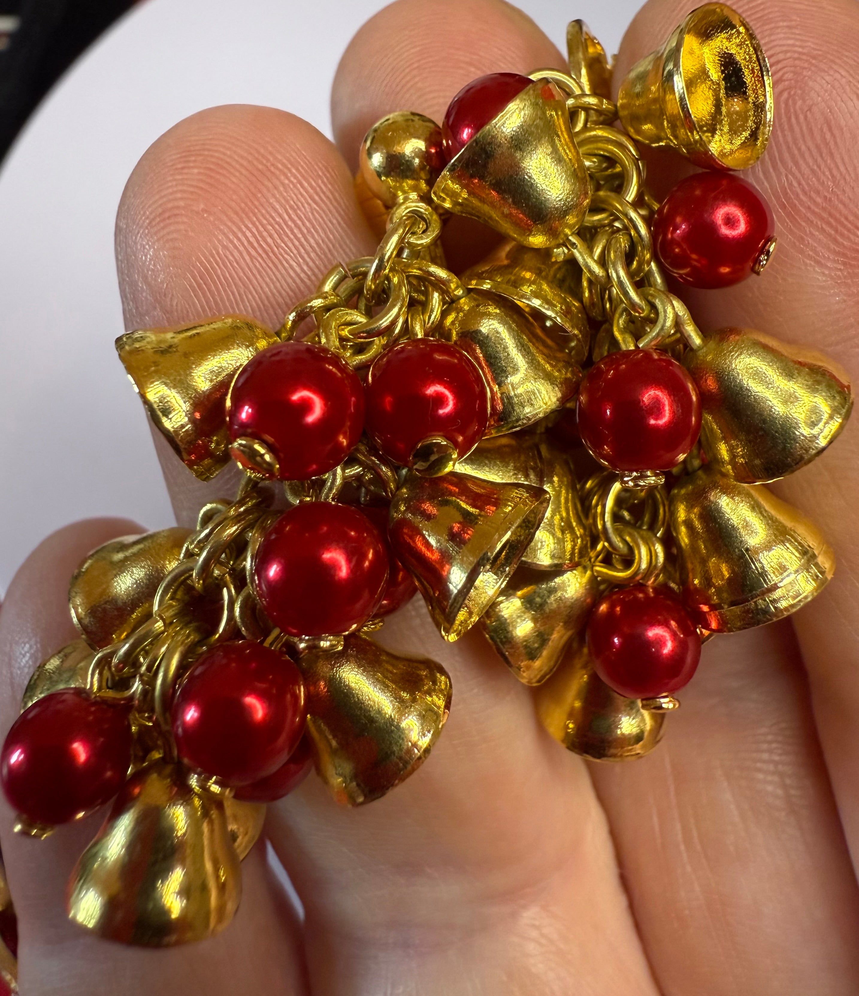 AVON Vintage Holiday Earrings, Clip-Ons and Dog Brooch