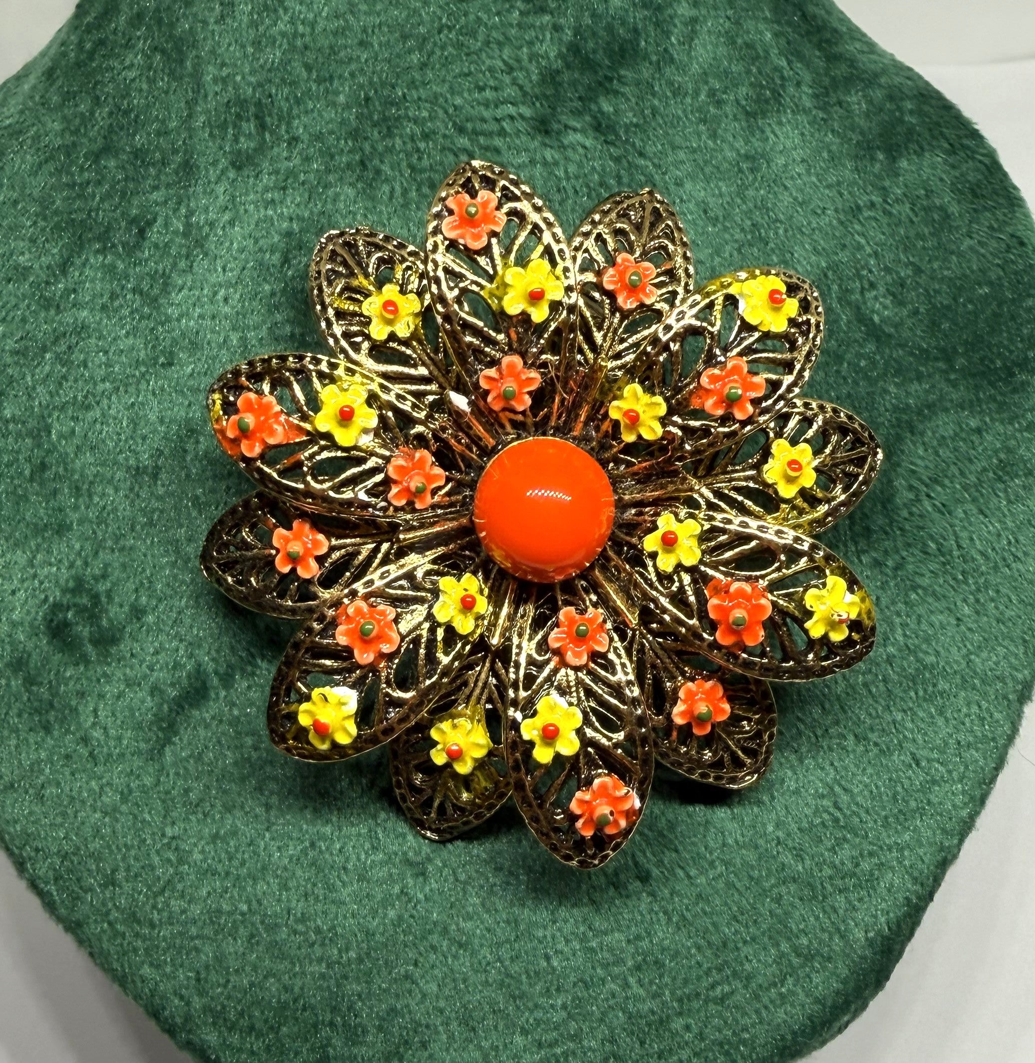 1960s ART (Arthur Pepper) Vintage Brooch and Matching Earrings