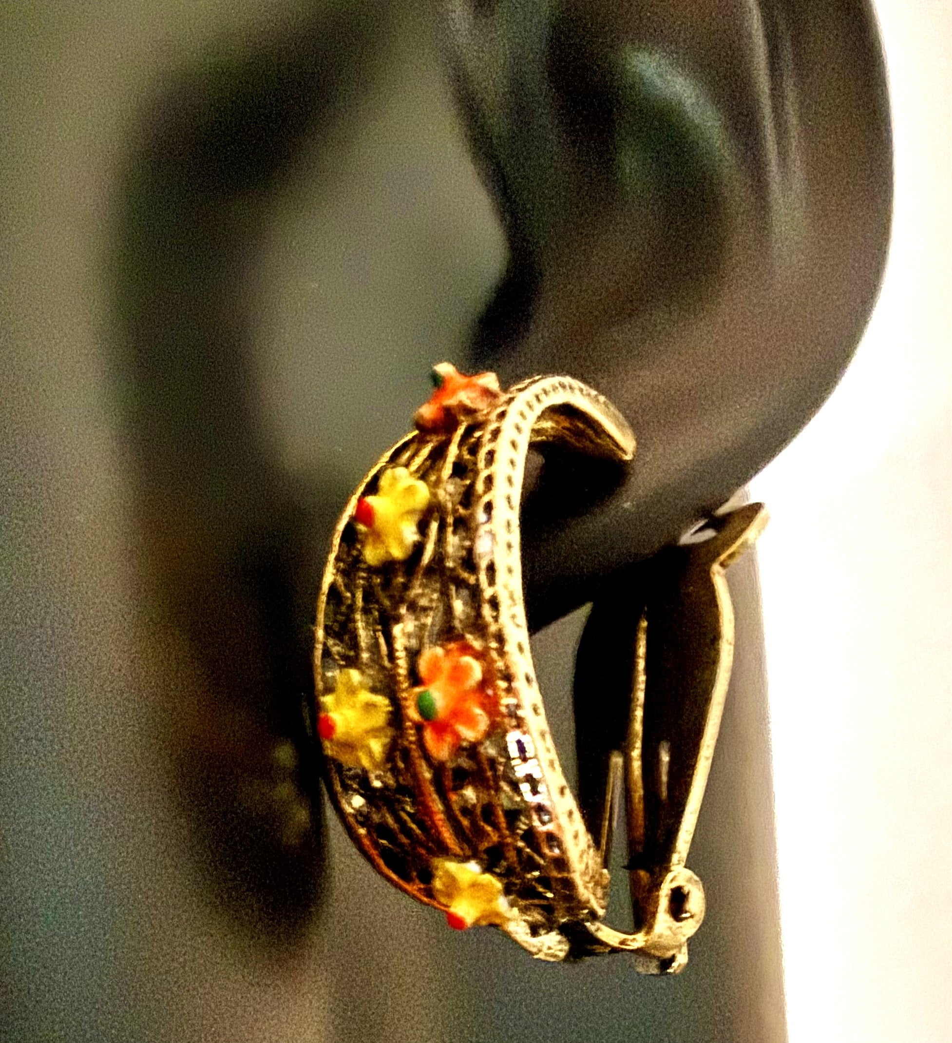 1960s ART (Arthur Pepper) Vintage Brooch and Matching Earrings