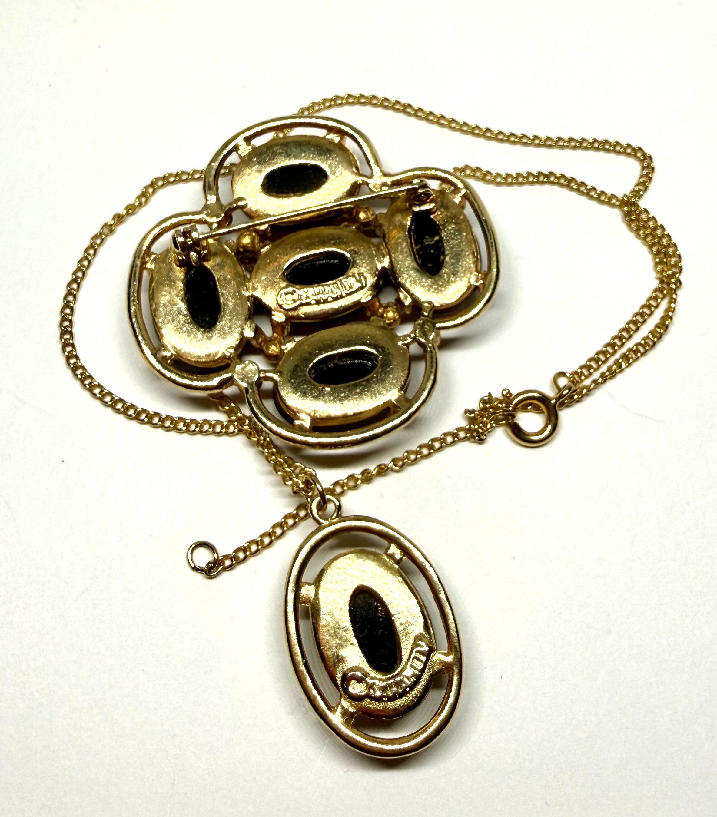 Sarah Coventry's "Light of the East" Brooch and Necklace Set