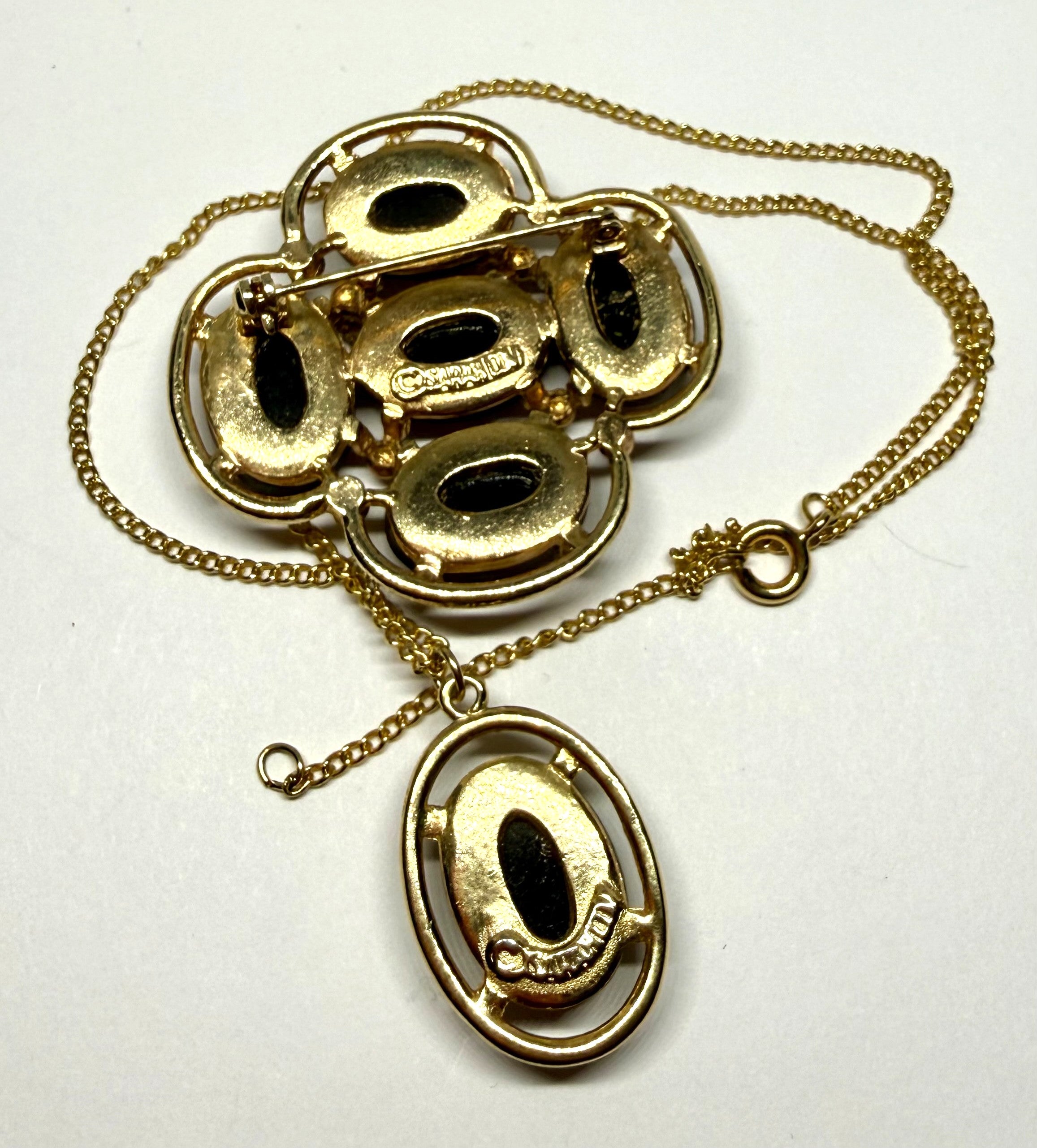 Sarah Coventry's "Light of the East" Brooch and Necklace Set