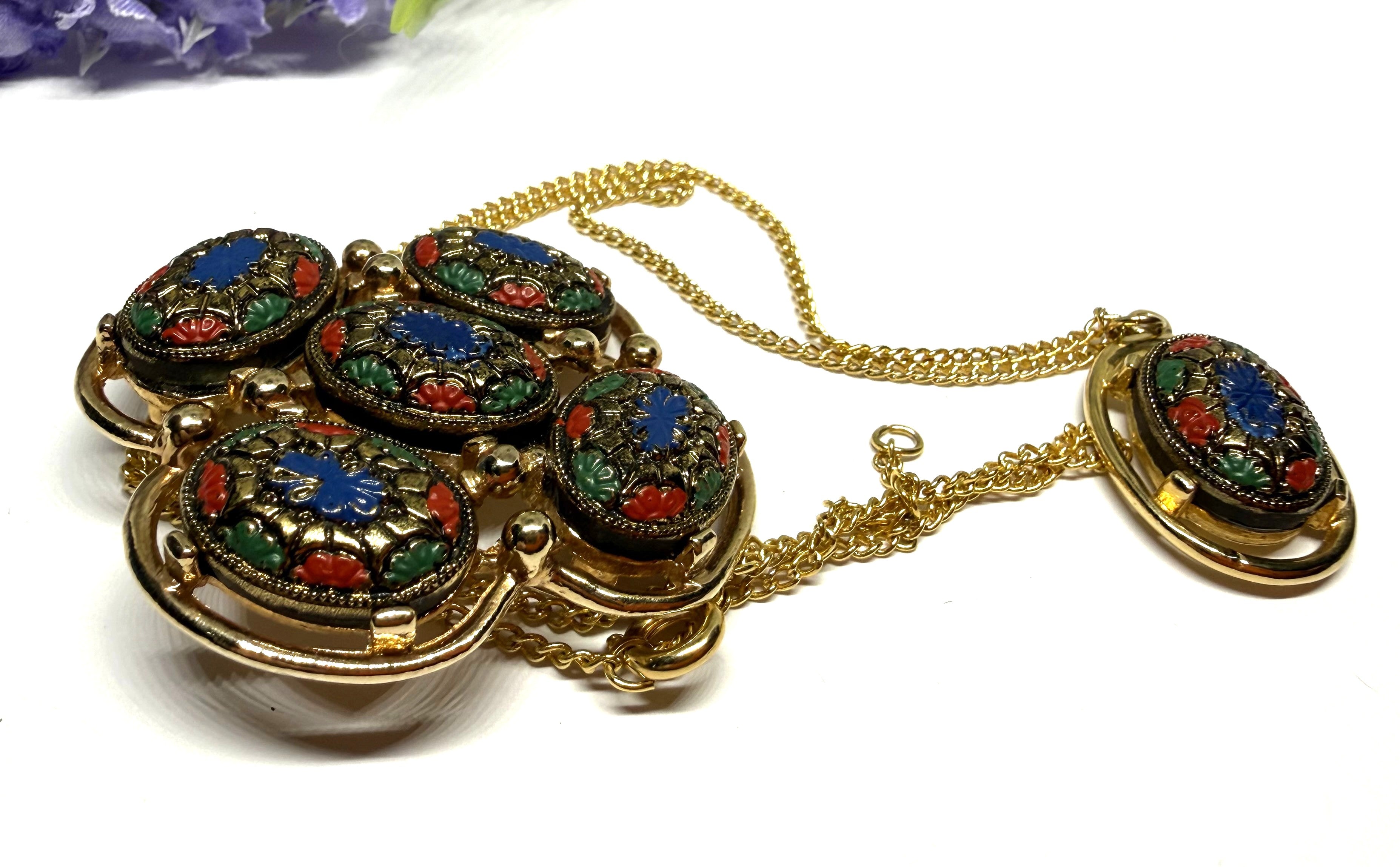 Sarah Coventry's "Light of the East" Brooch and Necklace Set