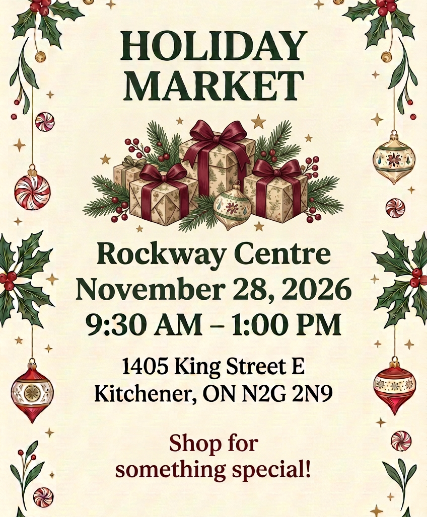 Holiday Market flyer with the date November 28, 2026