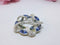 Stunning Coro Blue Marquis Stone Vintage Brooch