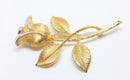 Vintage Gold Tone with Silver Brooch 