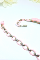 1960s CORO Pink Thermoset Necklace, Gorgeous