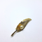 Gorgeous, Vintage Gold Leaf Brooch with Pearl Center