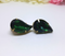 Gorgeous Green Teardrop Earrings - Clip-On Earrings