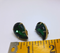 Gorgeous Green Teardrop Earrings - Clip-On Earrings