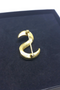 Trifari Signed S Insignia Pin, Gold Tone, 1970s