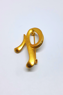 P Insignia Brooch by Anne Klein Jewelry, 1980s/90s