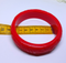 Vintage Inspired, One Inch Red Carved Tiki Bangle, 1940s Inspired - NEW - 1 Inch Width