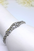 Vintage Specialty Rhinestone Bracelet - Ideal for a Vintage Wedding