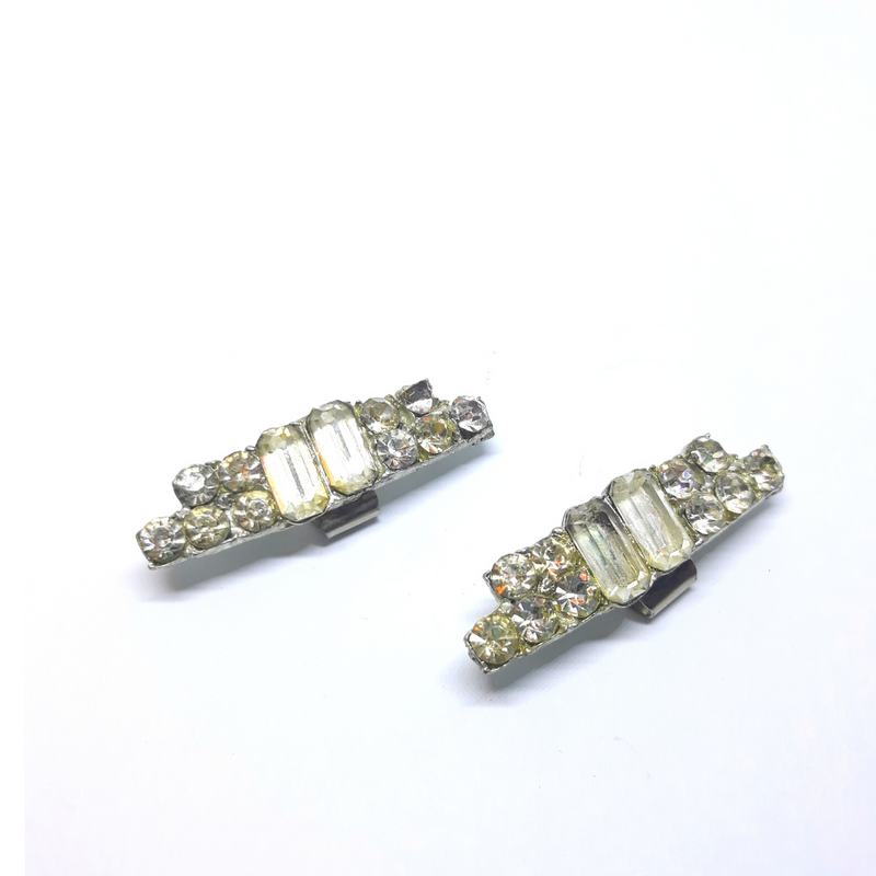 Gorgeous Vintage Rhinestone Dress Clip or Shoe Clips