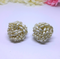 Gorgeous Large, 1960s White Cluster Earrings - Ideal for Parties and Wedding, Faux Pearl