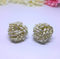 Gorgeous Large, 1960s White Cluster Earrings - Ideal for Parties and Wedding, Faux Pearl