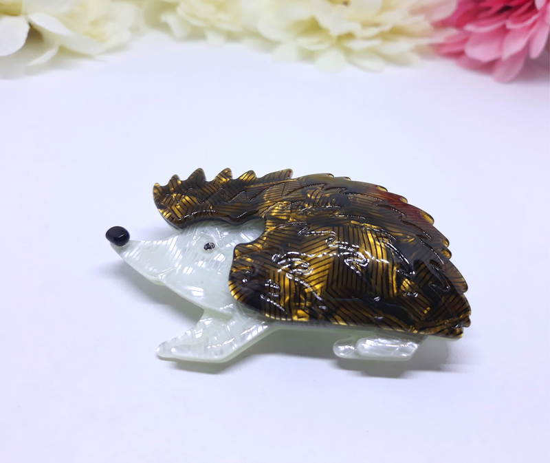 Vintage Inspired Large Porcupine Brooch